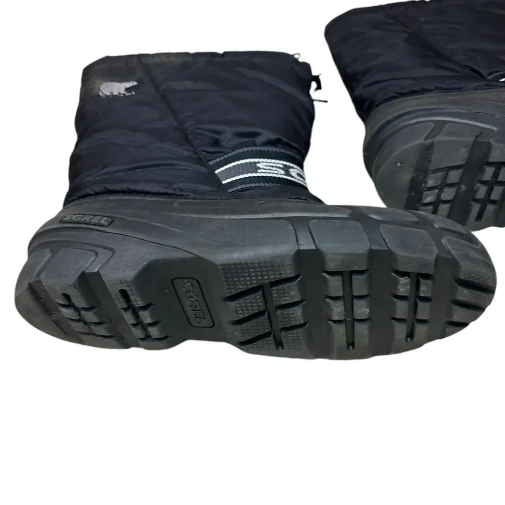 Sorel Flurry Waterproof Insulated Winter Boots Black Size 6